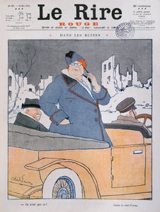 Nelle rovine, è tutto, illustrazione di copertina da 